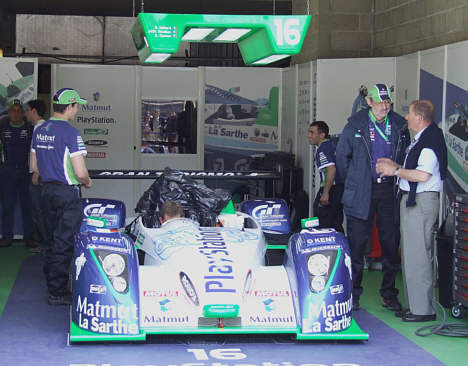 Pescarolo teamet satte testdagens hurtigste tider.
